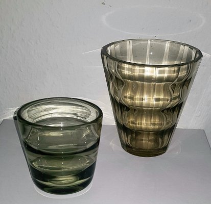 Vases by Elis Bergh for Kosta, 1930s, Set of 2-QDP-823047