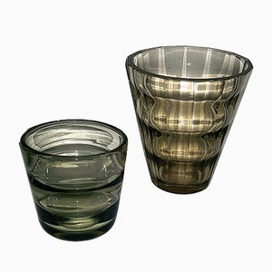 Vases by Elis Bergh for Kosta, 1930s, Set of 2-QDP-823047