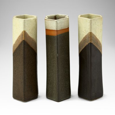 Vases by Graham Alcock for Shelf Studio, 1970s, Set of 3-SED-738496