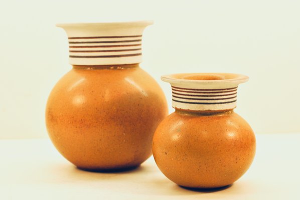 Vases by Margareta Hennix for Gustavsberg, 1970s, Set of 2-HYQ-560798