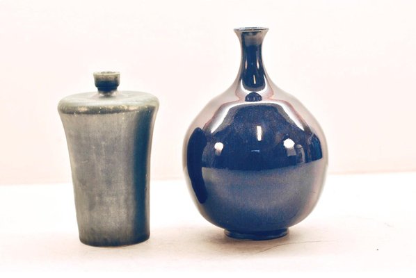 Vases by Sven Hofverberg, 1960s, Set of 2-HYQ-1226206