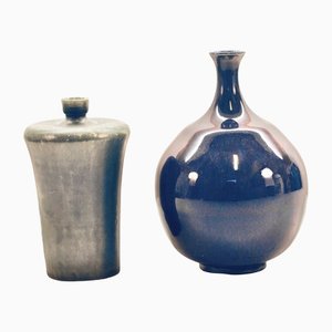 Vases by Sven Hofverberg, 1960s, Set of 2-HYQ-1226206