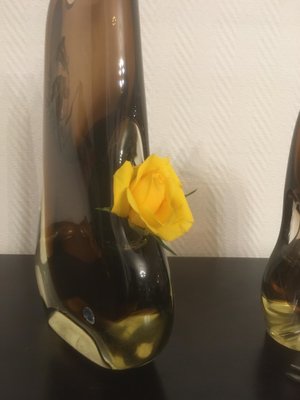 Vases from Bohemia, 1960s, Set of 2-JAG-555258