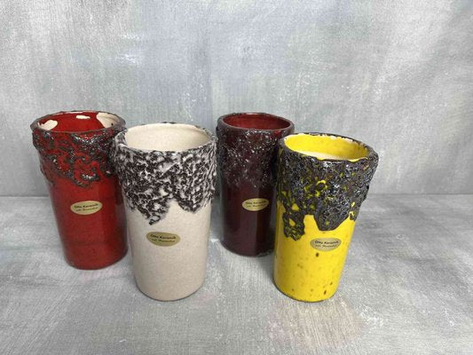 Vases from Otto Keramik, Set of 4-DWL-1347210