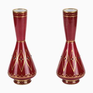 Vases from The Imperial Glass Factory, Mid 19th Century, Set of 2-WMV-1127316