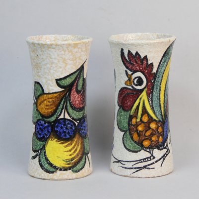 Vases in Toledan Ceramics by Pablo Sanguino, 1960s, Set of 2-NE-1821953