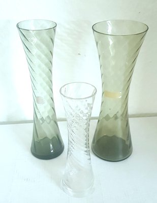 Vases with Serrated Edge by Alfred Taube for Füge & Taube, 1960s, Set of 4-QDP-1016643