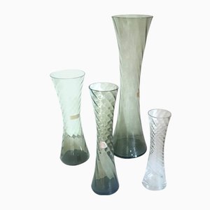 Vases with Serrated Edge by Alfred Taube for Füge & Taube, 1960s, Set of 4-QDP-1016643