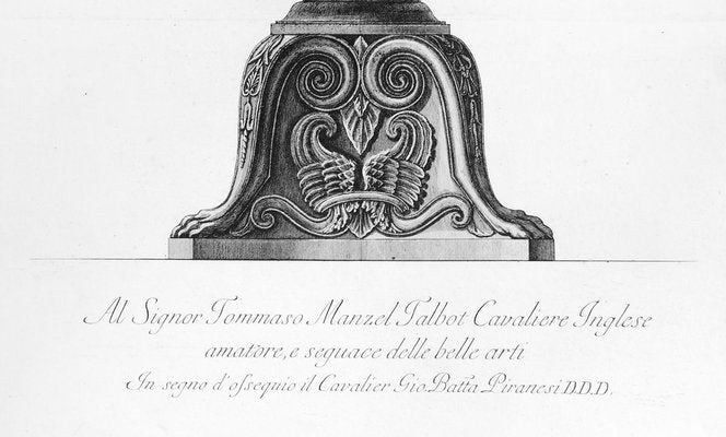 Vaso antico di marmo, che si conosceva nella Galleria... - Etching 1778 1778-ZCI-756785