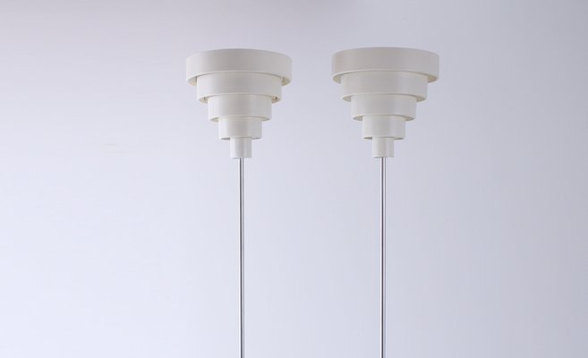 VD01 Floor Lights in Metal by Werner Blaser for ´t Spectrum, 1960s, Set of 2-XT-1818000