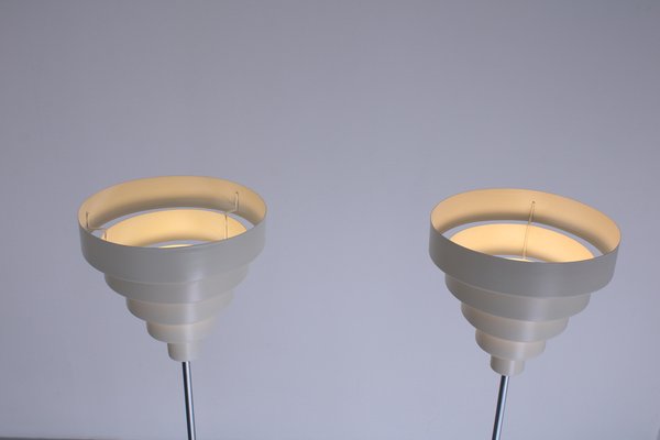 VD01 Floor Lights in Metal by Werner Blaser for ´t Spectrum, 1960s, Set of 2-XT-1818000