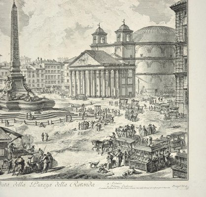 Veduta della Piazza della Rotonda - early lifetime impression 1751-ZCI-756327