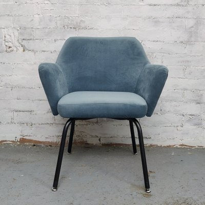 Velvet Armchair, 1960s-CQZ-963311