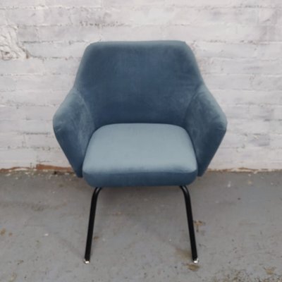 Velvet Armchair, 1960s-CQZ-963311