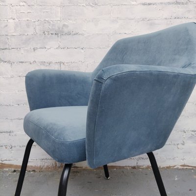 Velvet Armchair, 1960s-CQZ-963311