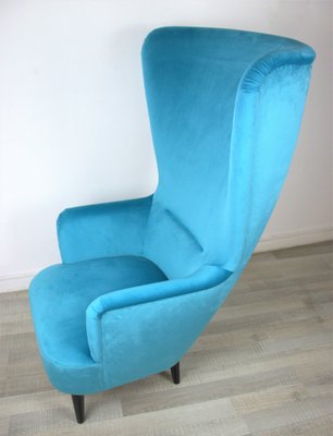 Velvet Lounge Chair in the style of Tom Dixon-CBP-1382756