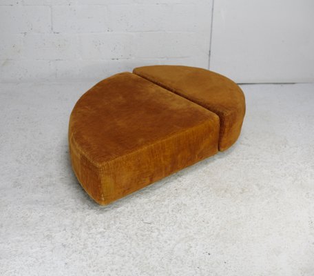 Velvet Poufs, 1970s, Set of 2-MAO-1722611