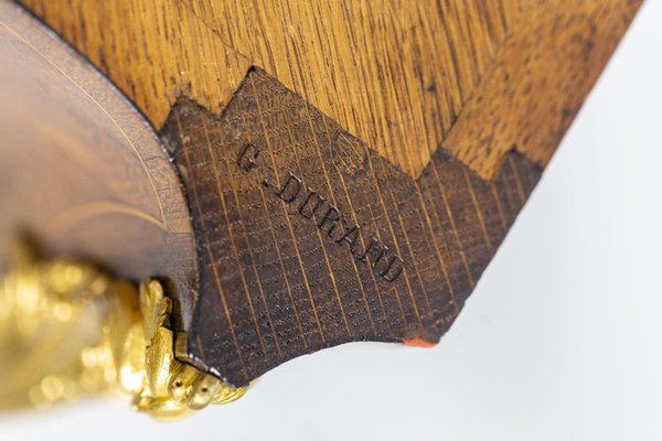 Veneer Corner Console Tables in Rosewood by Germain-Maximilien Durand, 1880s-CEJ-996146