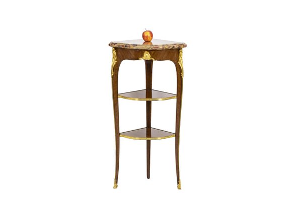 Veneer Corner Console Tables in Rosewood by Germain-Maximilien Durand, 1880s-CEJ-996146