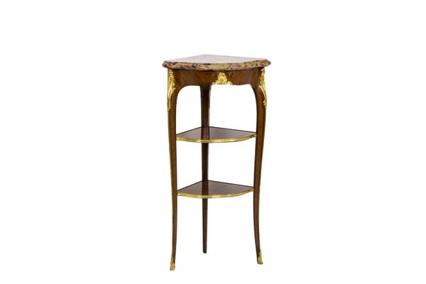 Veneer Corner Console Tables in Rosewood by Germain-Maximilien Durand, 1880s-CEJ-996146