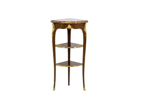 Veneer Corner Console Tables in Rosewood by Germain-Maximilien Durand, 1880s-CEJ-996146