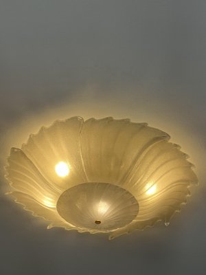 Venetian 9-Light Murano Glass Ceiling Light in the style of Barovier & Toso, 1980s-YST-2040522