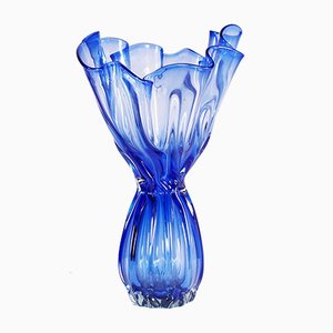 Venetian Art Nouveau Blown Murano Glass Vase from Salviati, 1920s-NJV-864426