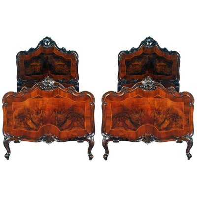 Venetian Baroque Bed in Walnut from Testallini & Salviati-NJV-1326202