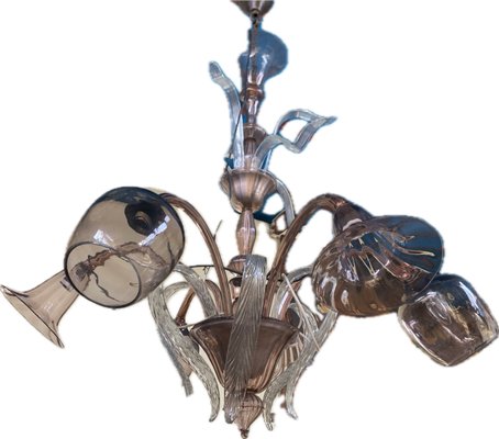 Venetian Chandelier in Murano Glass, 1940s-WQQ-1261321