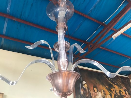 Venetian Chandelier in Murano Glass, 1940s-WQQ-1261321