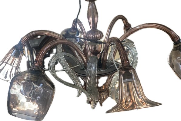 Venetian Chandelier in Murano Glass, 1940s-WQQ-1261321