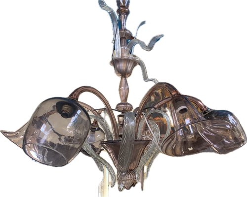 Venetian Chandelier in Murano Glass, 1940s-WQQ-1261321