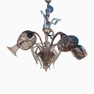 Venetian Chandelier in Murano Glass, 1940s-WQQ-1261321