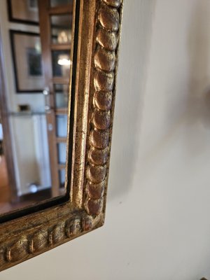 Venetian Gilt Wood Entrance Mirror and Wall Sconces, 1970, Set of 3-ZUW-1799541