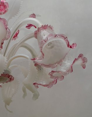 Venetian Glass Ceiling Lamp from Maestri Muranesi, 1960s-FER-563902