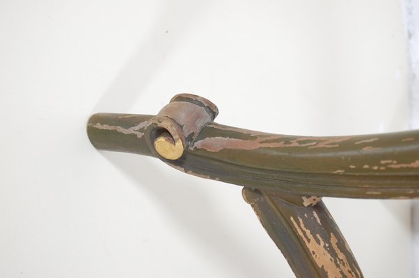 Venetian Green Wooden Console Table, 1930s-XSG-1417008