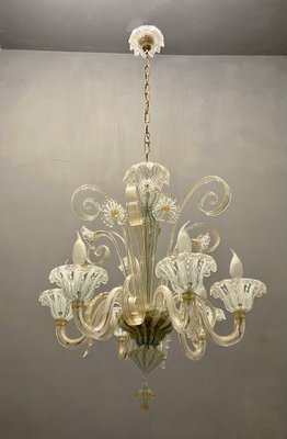 Venetian Murano Art Glass Chandelier from Venini-JJC-1286910