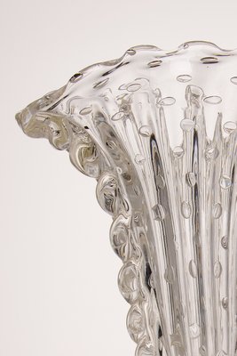 Venetian Murano Glass Bullicante Vase by Ercole Barovier for Barovier & Toso, 1940s-QES-1153525