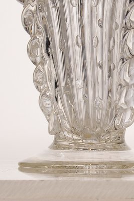 Venetian Murano Glass Bullicante Vase by Ercole Barovier for Barovier & Toso, 1940s-QES-1153525