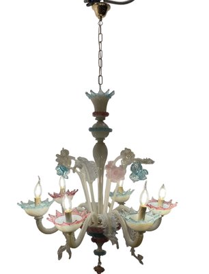 Venetian Murano Glass Chandelier, 1960s-JJC-1770864