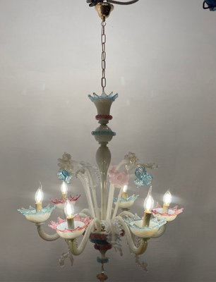 Venetian Murano Glass Chandelier, 1960s-JJC-1770864