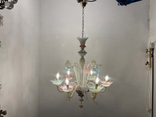 Venetian Murano Glass Chandelier, 1960s-JJC-1770864