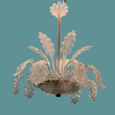 Venetian Murano Glass Chandelier by Ercole Barovier, 1950s-JJC-1734310