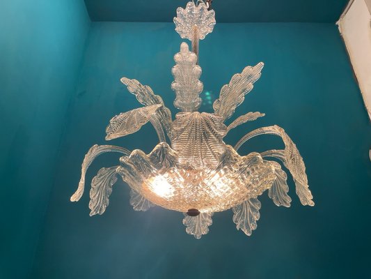 Venetian Murano Glass Chandelier by Ercole Barovier, 1950s-JJC-1734310