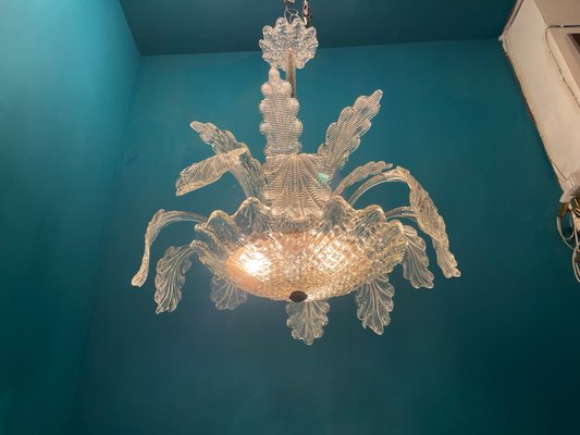 Venetian Murano Glass Chandelier by Ercole Barovier, 1950s-JJC-1734310