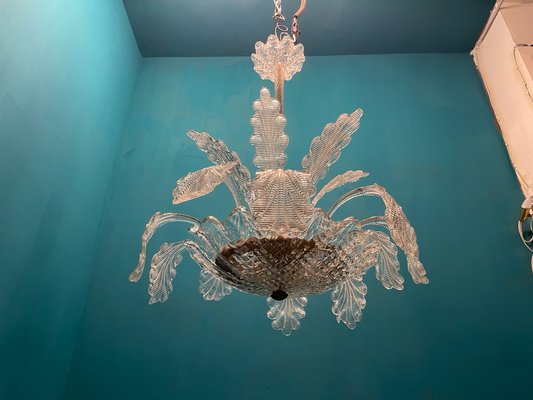 Venetian Murano Glass Chandelier by Ercole Barovier, 1950s-JJC-1734310