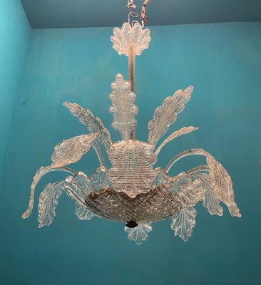 Venetian Murano Glass Chandelier by Ercole Barovier, 1950s-JJC-1734310