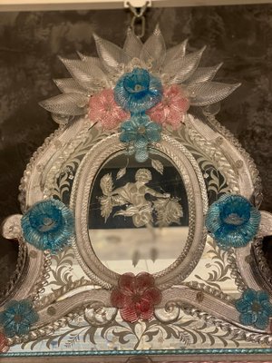 Venetian Murano Glass Mirror-MBH-1099282