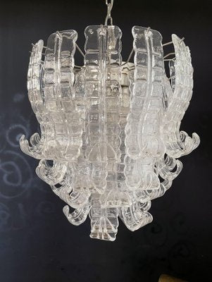 Venetian Pink Glass Chandelier, Murano, 1970s-OVO-1818964