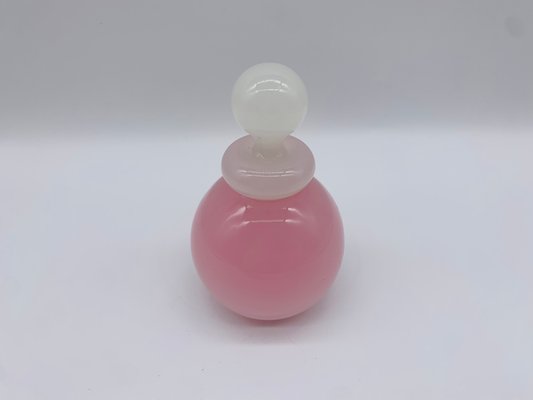 Venetian Pink Murano Glass Opaque Perfume Vial from Murano, 1950s-BZB-2023728